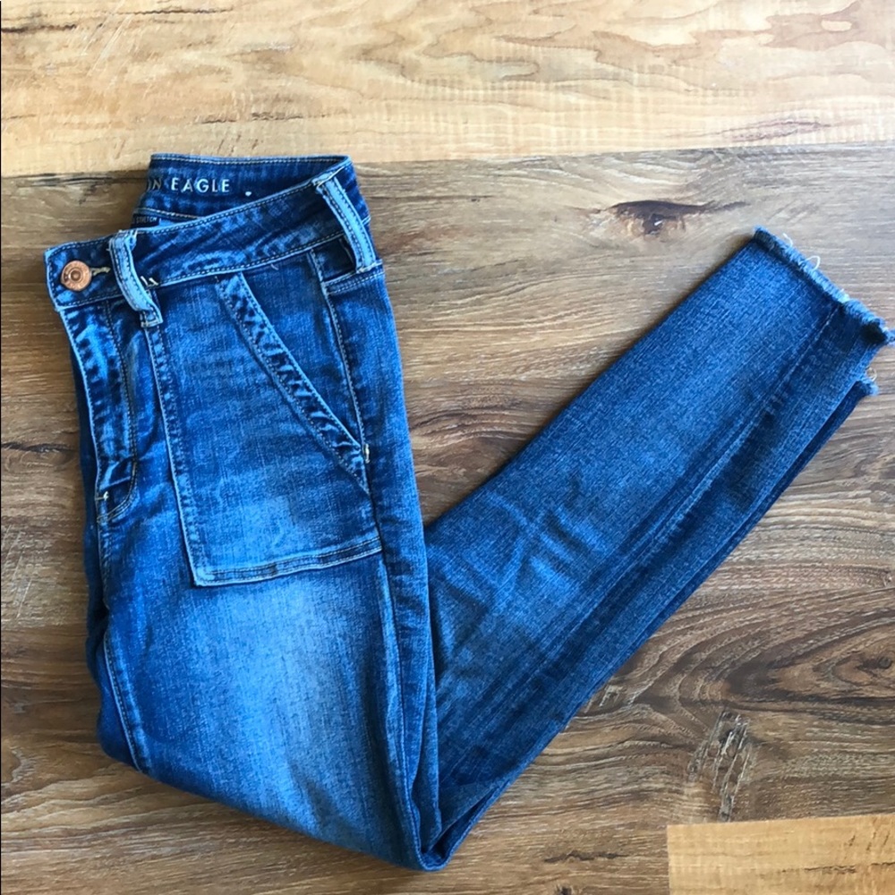 Hi-Rise Jegging Crop- American Eagle